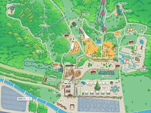 石林景区手绘地图在紧急疏散与救援中的重要作用 ？